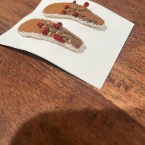 Handcrafted Embroidered Hair Clips